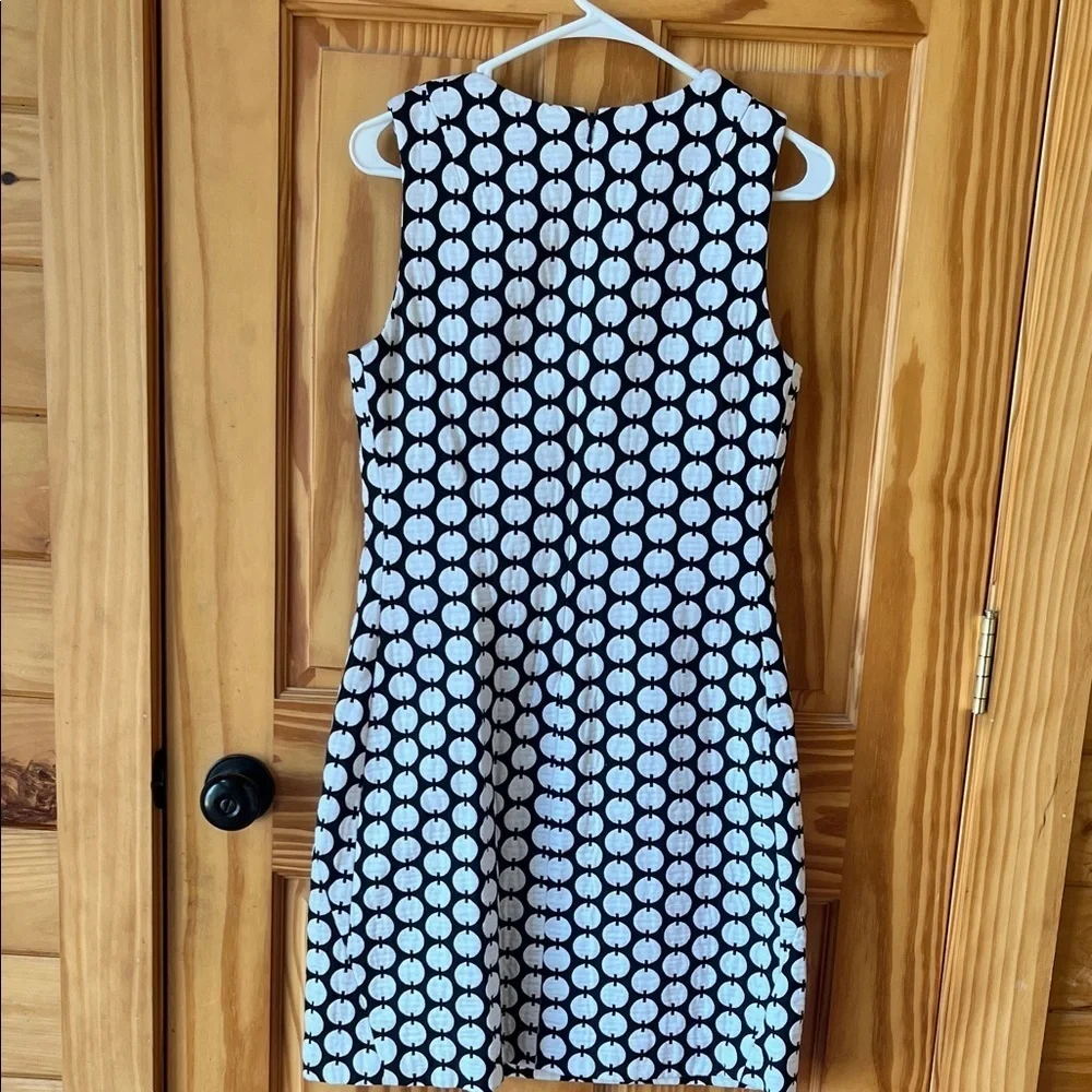 Tory Burch Black and White Patterned Dress